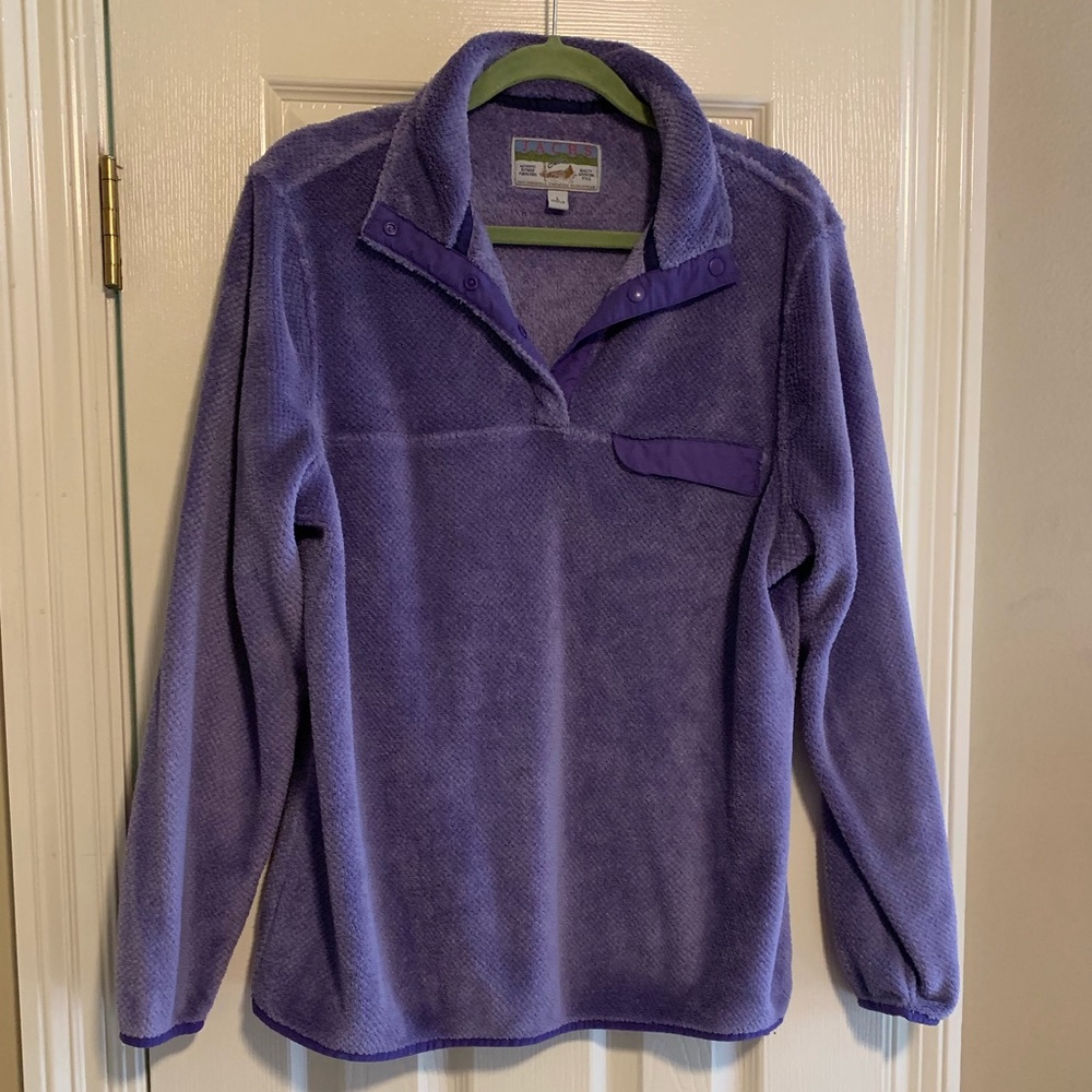 Sherpa Fleece Pullover Jacket